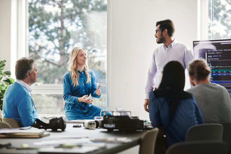 NW Security Group office meeting female