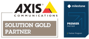 Axis Gold Partner and Milestone Premier Partner logos